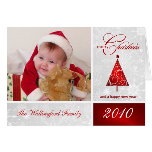 Christmas Photo Template Card - Merry Christmas