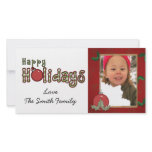 Christmas  Photocard Photo Card Template
