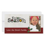 Christmas  Photocard Photo Card Template