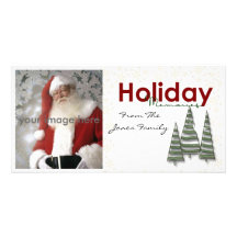 christmas photocard custom photo card