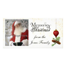 christmas photocard personalized photo card