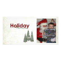 christmas photocard photo card