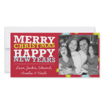 Christmas Photocards - Merry Christmas Happy Personalized Photo Card