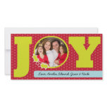 Christmas Photocards with Joy Personalized Photo Card