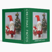 CHRISTMAS PHOTOS VINYL BINDERS