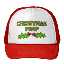 Christmas Pimp - Holly Mesh Hat