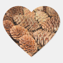 Christmas Pine Cones Stickers
