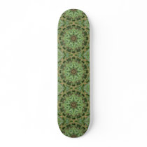 Christmas Pine Wreath Mandala Skate Boards