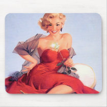Christmas Pinup Mousepads