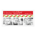 Christmas Plaid  |  Holiday Three Photo Card