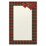 "Christmas Plaid Love" stationery