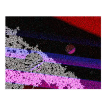Christmas Planets Postcards