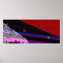 Christmas Planets Poster