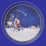 CHRISTMAS PLATE - NATIVITY & DON QUIXOTE plates