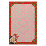 Christmas Poinsettia Personalized Stationery