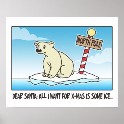 Christmas Polar Ice Poster by koncepts