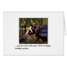 Christmas Postage To be alone Card