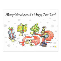Christmas postcard