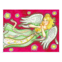 Christmas Postcard: Christmas Angel