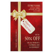 Christmas Present Holiday Sale flyer