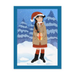 Christmas Present Postcard