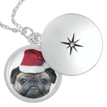 Christmas Pug dog Jewelry