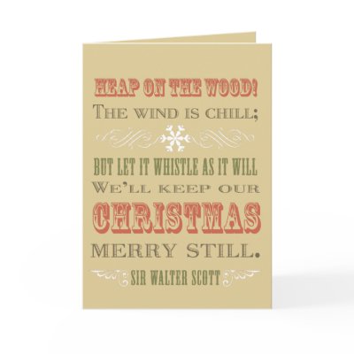 Christmas Quote Card by litabug