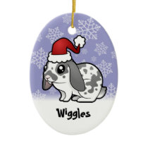 Christmas Rabbit (floppy ear smooth hair)