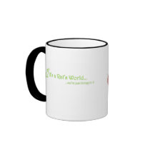 Christmas rat mug