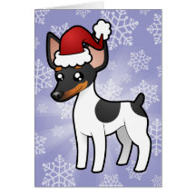 Christmas Rat Terrier / Toy Fox Terrier Greeting Cards