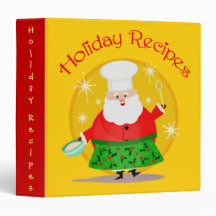 Christmas Recipes Scrapbook Photo Binder