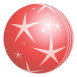 Christmas Red Bubble Stars & Sparkles