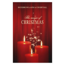 Christmas Red Candles event flyer