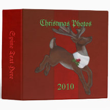 Christmas Reindeer Binder