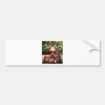 Christmas Reindeer Bumper Stickers