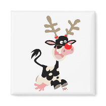 Christmas Reindeer counterfeit magnet