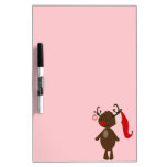 Christmas Reindeer Dry-Erase Whiteboards