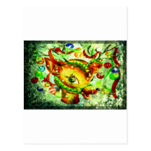CHRISTMAS REINDEER.jpg Post Cards
