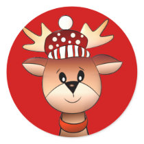 Christmas Reindeer Stickers