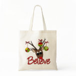 Christmas Reindeer tote bag