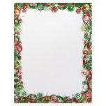 Christmas Ribbon Ball border letterhead