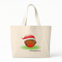 Christmas Robin Tote Bags