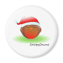 Christmas Robin Fridge Magnet
