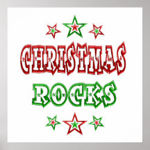 Christmas Rocks Poster