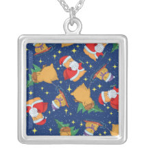 Christmas Santa Bears Necklaces