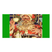 Christmas Santa Claus Personalized Photo Card