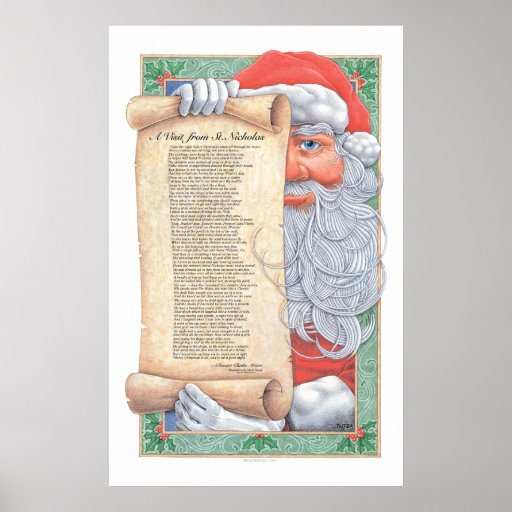 Christmas Santa Claus Print