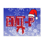 Christmas Santa EMT-P  Paramedic Post Cards