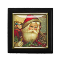 christmas santa gift box