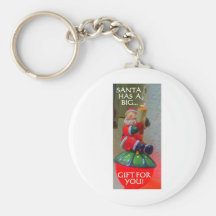 CHRISTMAS SANTA KEYCHAIN